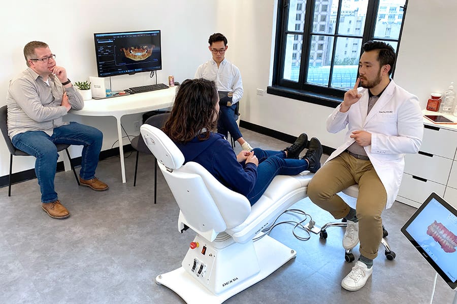 Braces Alternative Clear Aligners with Uniform Teeth San Francisco dr yoo free consultation