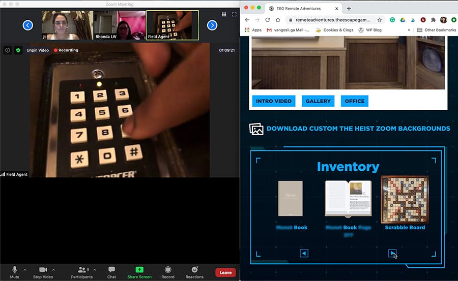 The Escape Game Remote Adventures Virtual Escape Room The Heist Review