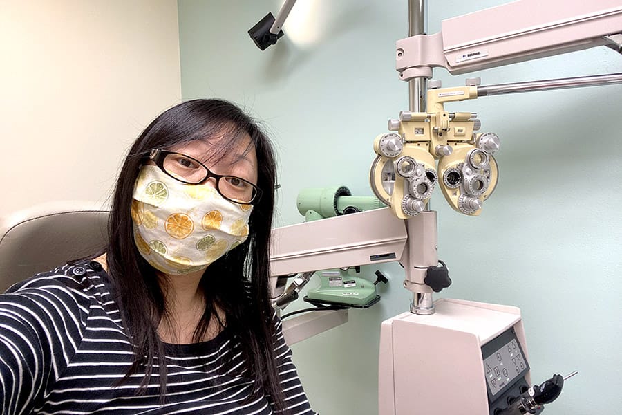 Treated at the opthamologist for chemical burns in both eyes