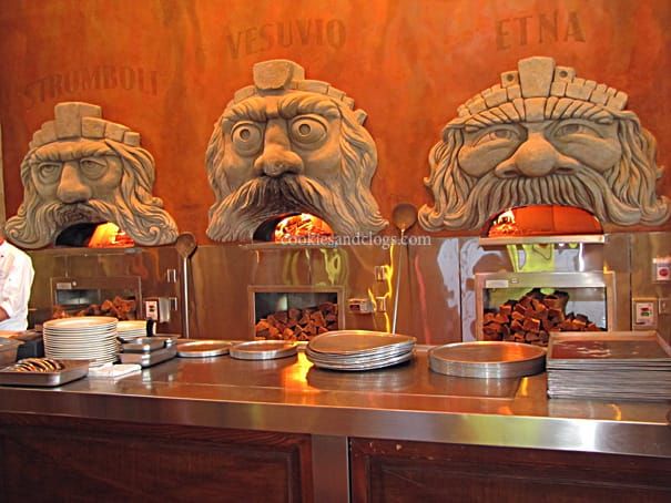 Via Napoli Pizza restaurant at Epcot in Walt Disney World in Orlando, Florida