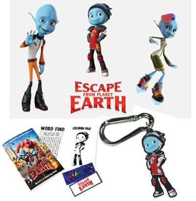 Escape from Planet Earth Movie Prize Pack Giveaway