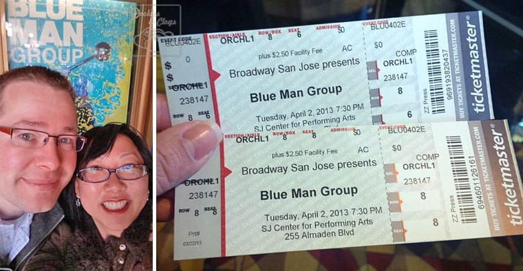 Blue Man Group Show San Jose California
