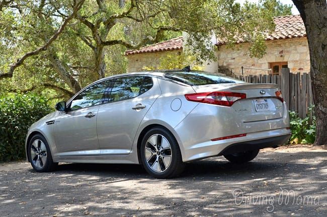 2013 Kia Optima Hybrid 4-Door Sedan with Spoiler