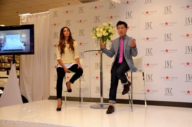 Macys INC Bedding Collection Event with Model Camila Alves and HGTV Vern Yip