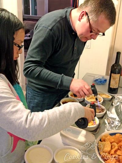 Father - Daughter Creme Brulee Toasting