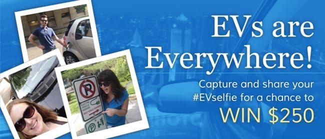 The Electric Generation #EVSelfie giveaway for 4 x $250 Amex GC - Awareness for Electric Vehicles / EV #Giveaway