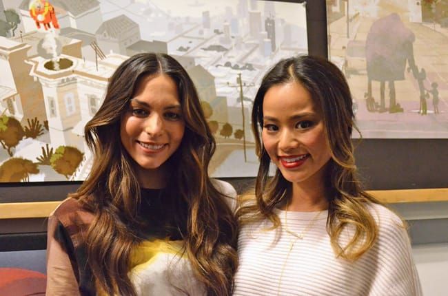 Big Hero 6 interview with Jamie Chung (voice of Go Go Tamago) and Genesis Rodriguez (voice of Honey Lemon)