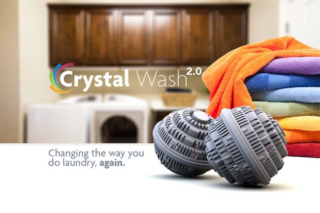 Crystal Wash – Removing the need for Laundry Detergent