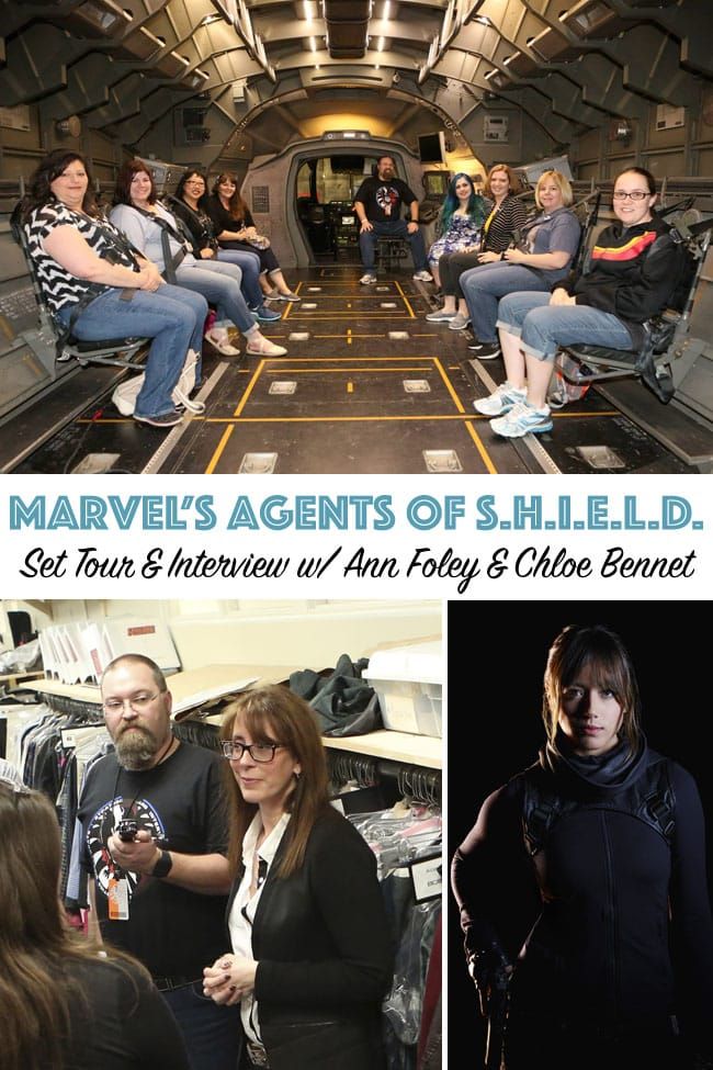 TV Series | Marvel’s Agents of SHIELD set tour, Ann Foley, and episode teaser with Chloe Bennet.