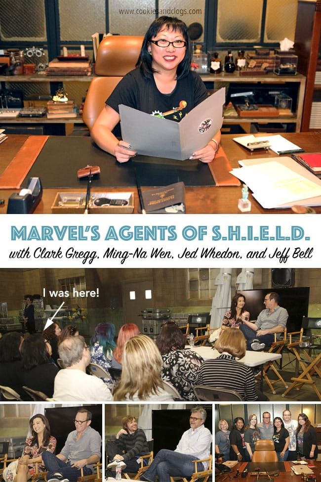 lark Gregg aka Phil Coulson, Ming-Na Wen aka Melinda May, Jed Whedon, & Jeff Bell