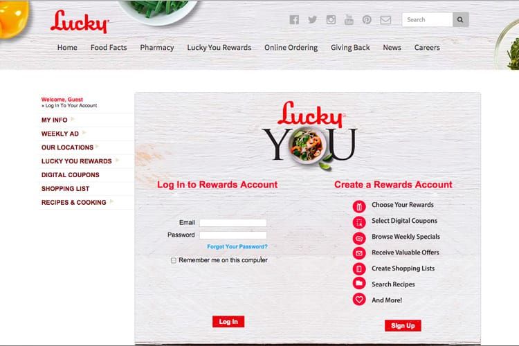 Technology | Shopping | The new Lucky You Rewards program from Lucky Supermarkets lets you earn points for grocery shopping,