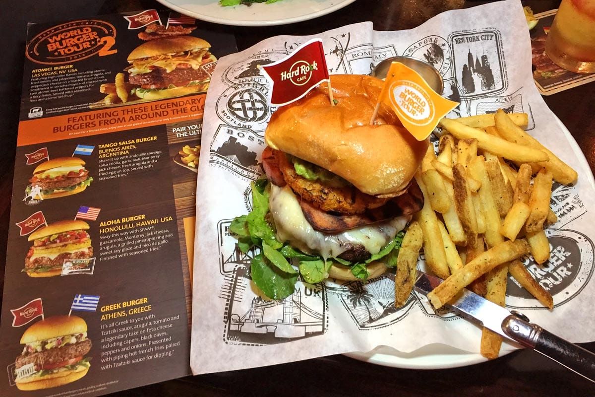 Hard Rock Cafe World Burger Tour Until June 30, 2016