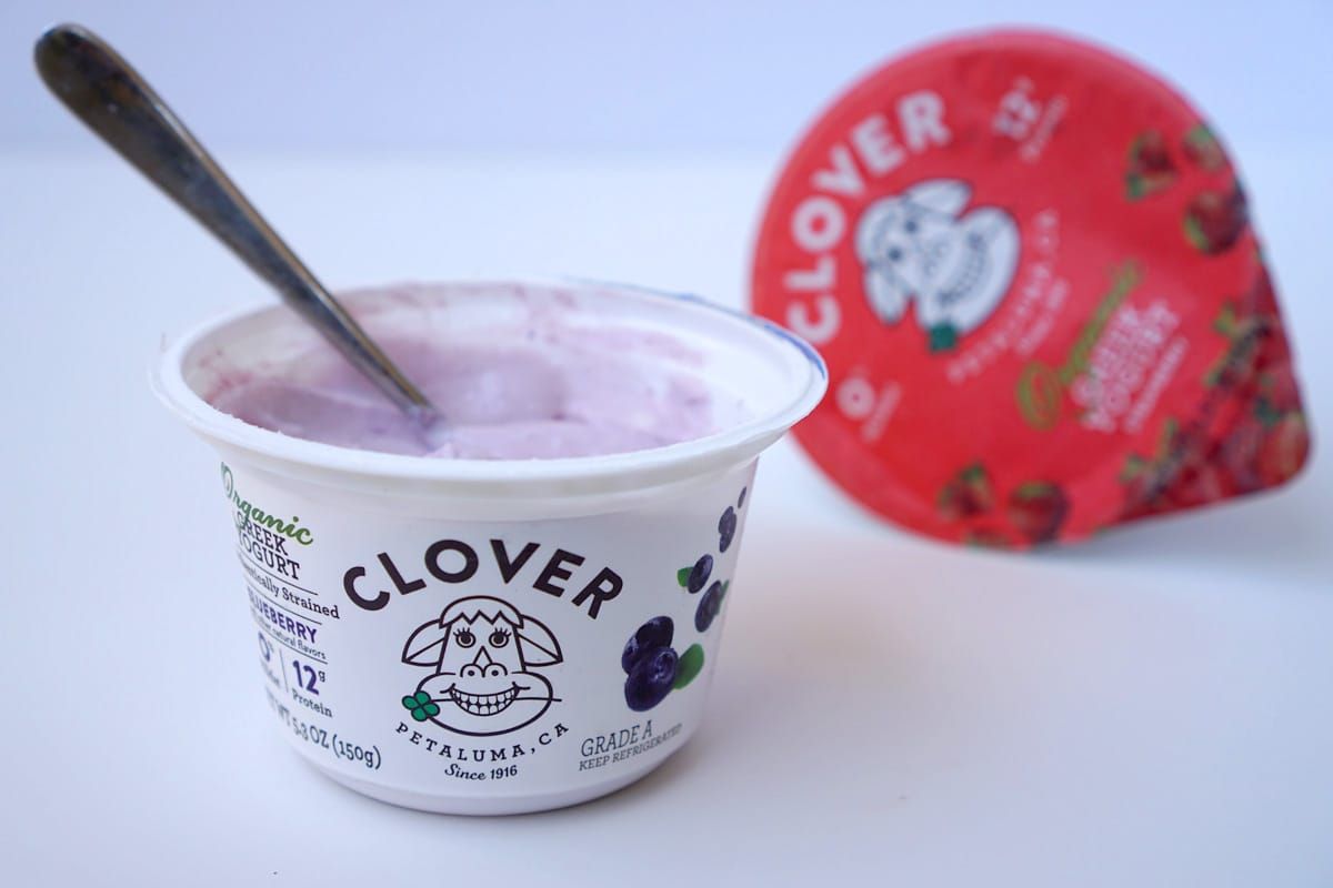 Cookies & Clogs | Food | We use Clover milk, organic greek yogurt, and craft ice cream since it tastes good, is GMO and rBST