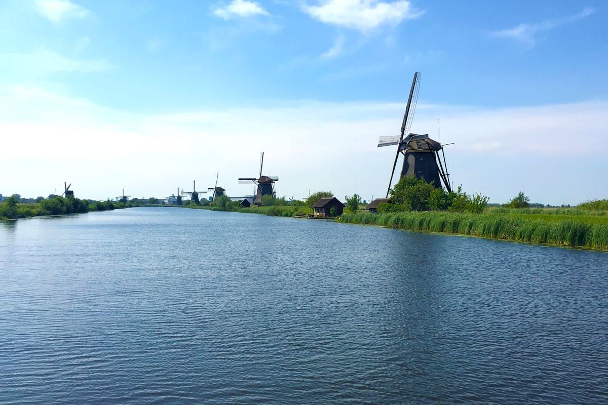 Cookies & Clogs | When visiting the Netherlands aka Holland, traditional Dutch windmills are a must-see. Kinderdijk is one of