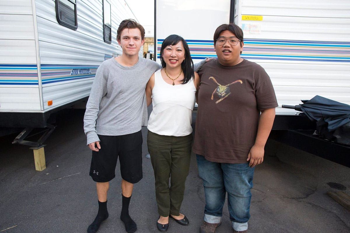 Cookies & Clogs | Exclusive Marvel Spider-Man Homecoming Interview with Tom Holland and Jacob Batalon during set visit in Atl