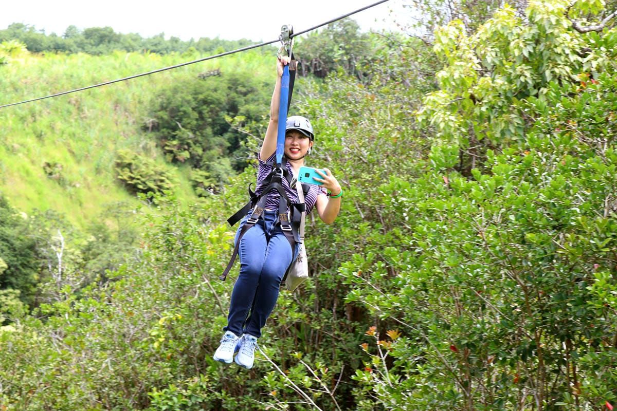 Cookies & Clogs | My first experience with ziplining in Hawaii was with Skyline Eco Adventures Akaka Falls Zipline on the Big