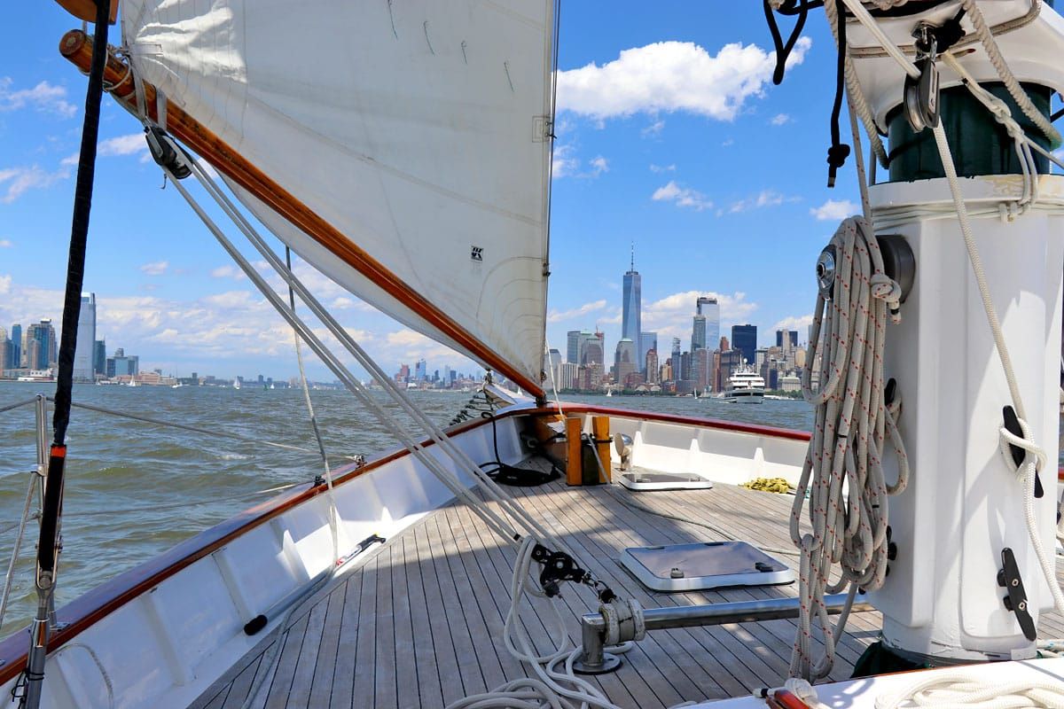 Cookies & Clogs | Spider-Man Homecoming media weekend and boat photo tour around New York City on the Hudson River.