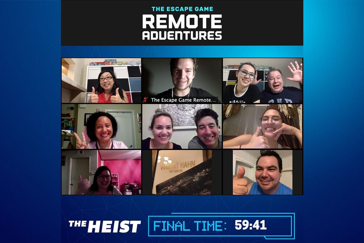 The Escape Game Remote Adventures Virtual Escape Room The Heist