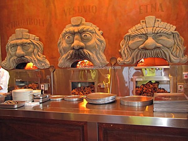 Via Napoli Pizza restaurant at Epcot in Walt Disney World in Orlando, Florida