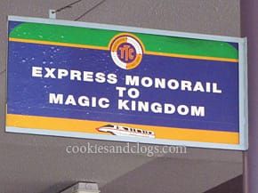Express Monorail to Walt Disney World Magic Kingdom
