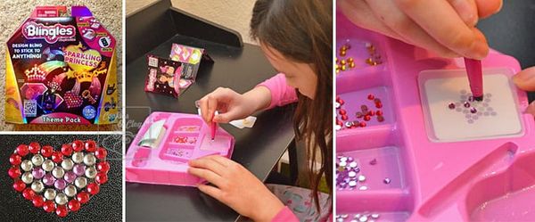 Blingles Bling Shiny Rhinestone Gem Stickers you make yourself
