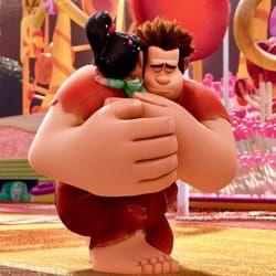 Wreck-It Ralph Hug w/ Vanellope von Schweetz from Sugar Rush