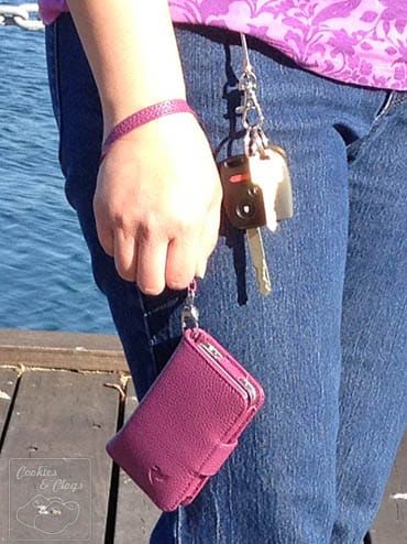 BellaVita Vita Violetta iPhone 4/4S Wristlet, in deep purple