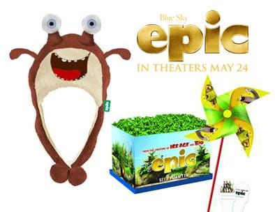 Epic Movie Prize Pack with Hat, Pinwheel, and Planter Box