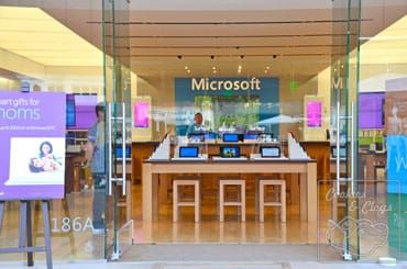 Microsoft Retail Store in Palo Alto California