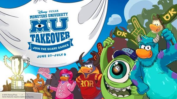 Club Penguin Monsters University / MU Takeover Event