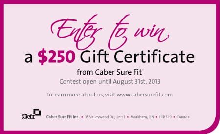 Caber Sure Fit / SureFit Canada Discount and Giveaway for Cookies & Clogs