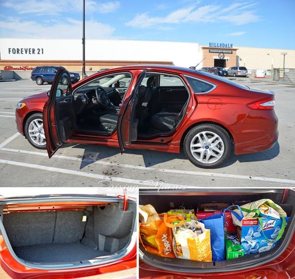2014 Ford Fusion gas mileage, features, and performance review - trunk space #cars #ford