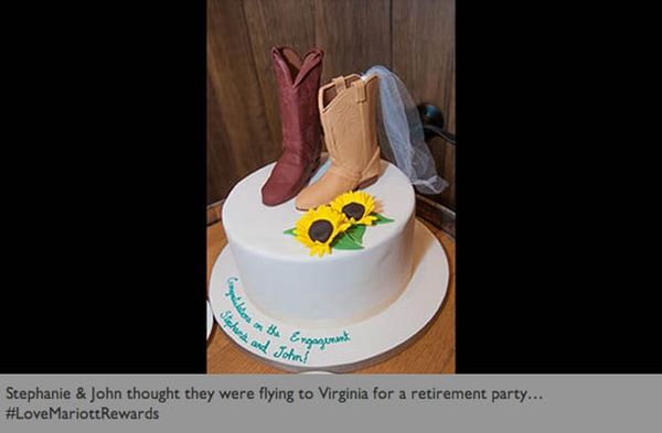 Marriott Rewards Year of Surprises Winner – Engagement Party #MC #MR30