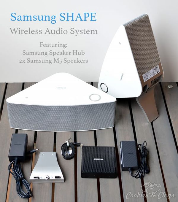 No Best Buy Coupon Needed During 2014 August Audio Fest - Samsung SHAPE Wireless Audio System with Speaker Hub and M5 speaker