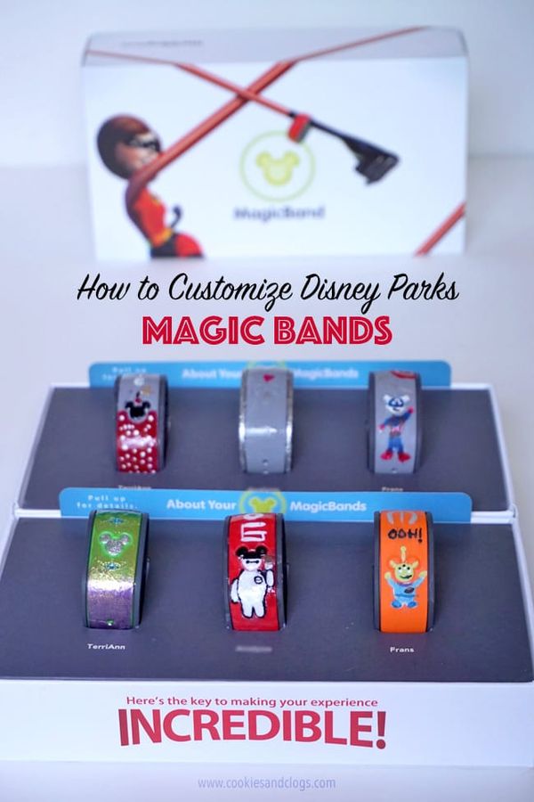 Travel | Travel Tips | Craft | DIY | Use these tips on how to customize your Magic Bands for Walt Disney World. You can simpl
