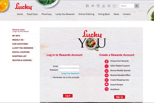 Technology | Shopping | The new Lucky You Rewards program from Lucky Supermarkets lets you earn points for grocery shopping,