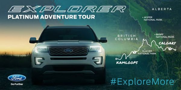 Cars | Travel | The 2016 Ford Explorer Platinum will be launched during the Platinum Adventure Tour through Canada and the U.
