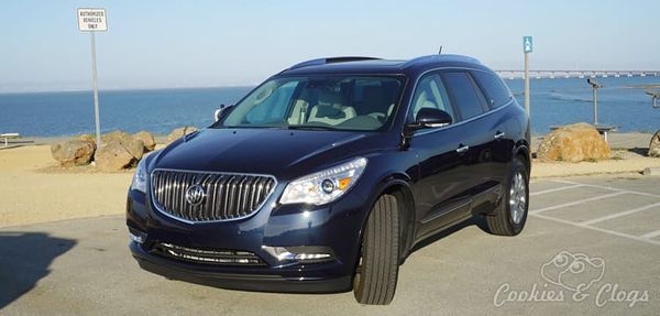 Rear seats have manual levers to put them up or down but there’s also separate ventilation controls for the back. The Enclave