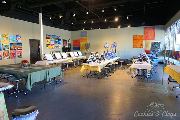 San Francisco Bay Area | Create, Mix & Mingle is a paint and wine / paint and sip studio in San Mateo California. There is al