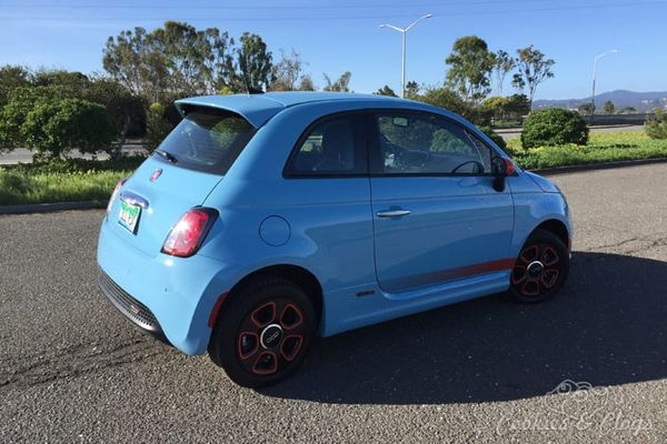 Cars | The 2016 Fiat 500e is an adorable but sporty electric vehicle. It’s peppy and can go about 85 miles one charge. It doe