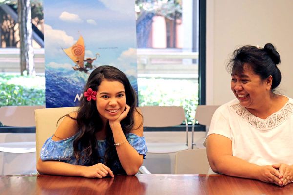 Cookies & Clogs | It was such a blast during our Disney's Moana interview with Auli’i Cravalho and her mother Puanani about t