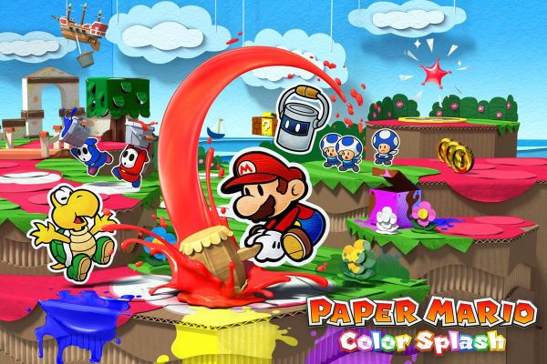 Cookies & Clogs | Looking for a new Wii U family video game? Paper Mario Color Splash is loads of fun for some paint whacking