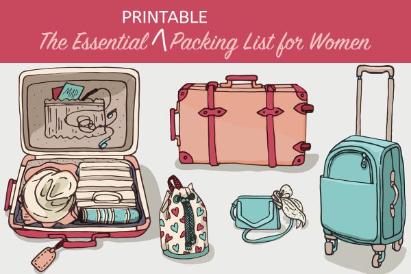 Essential Printable Packing List for Women