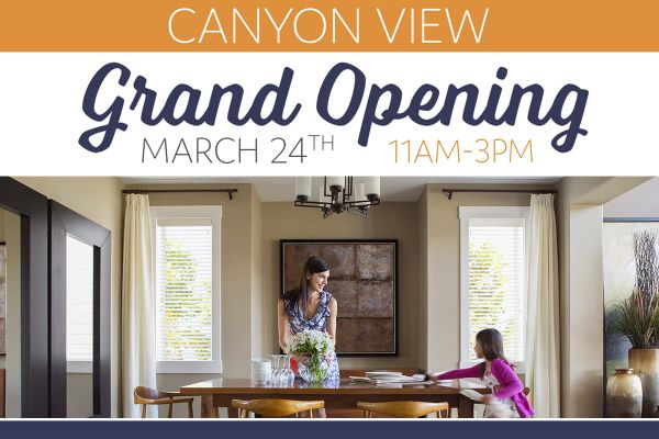 Canyon View at Whitney Ranch in Rocklin, CA — Model Home Grand Opening of new homes in California.