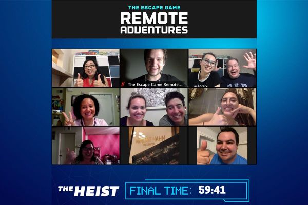 The Escape Game Remote Adventures Virtual Escape Room The Heist