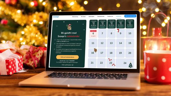 Julekalenderen som nedbetaler din kredittkortgjeld før jul
