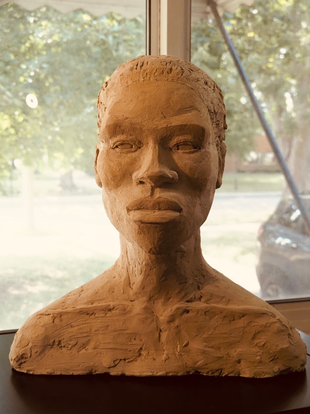 My first clay portrait