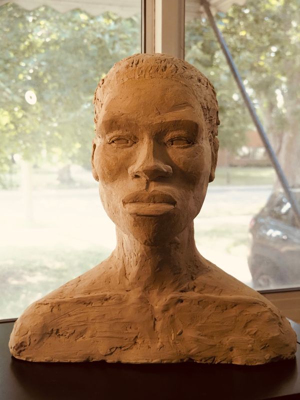 My first clay portrait