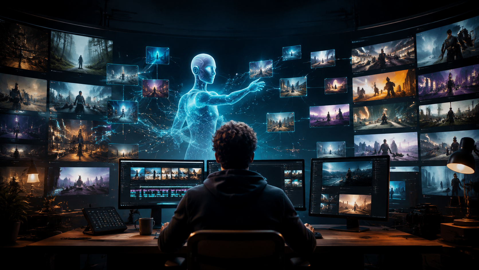 Illustration: long form AI video generation agent