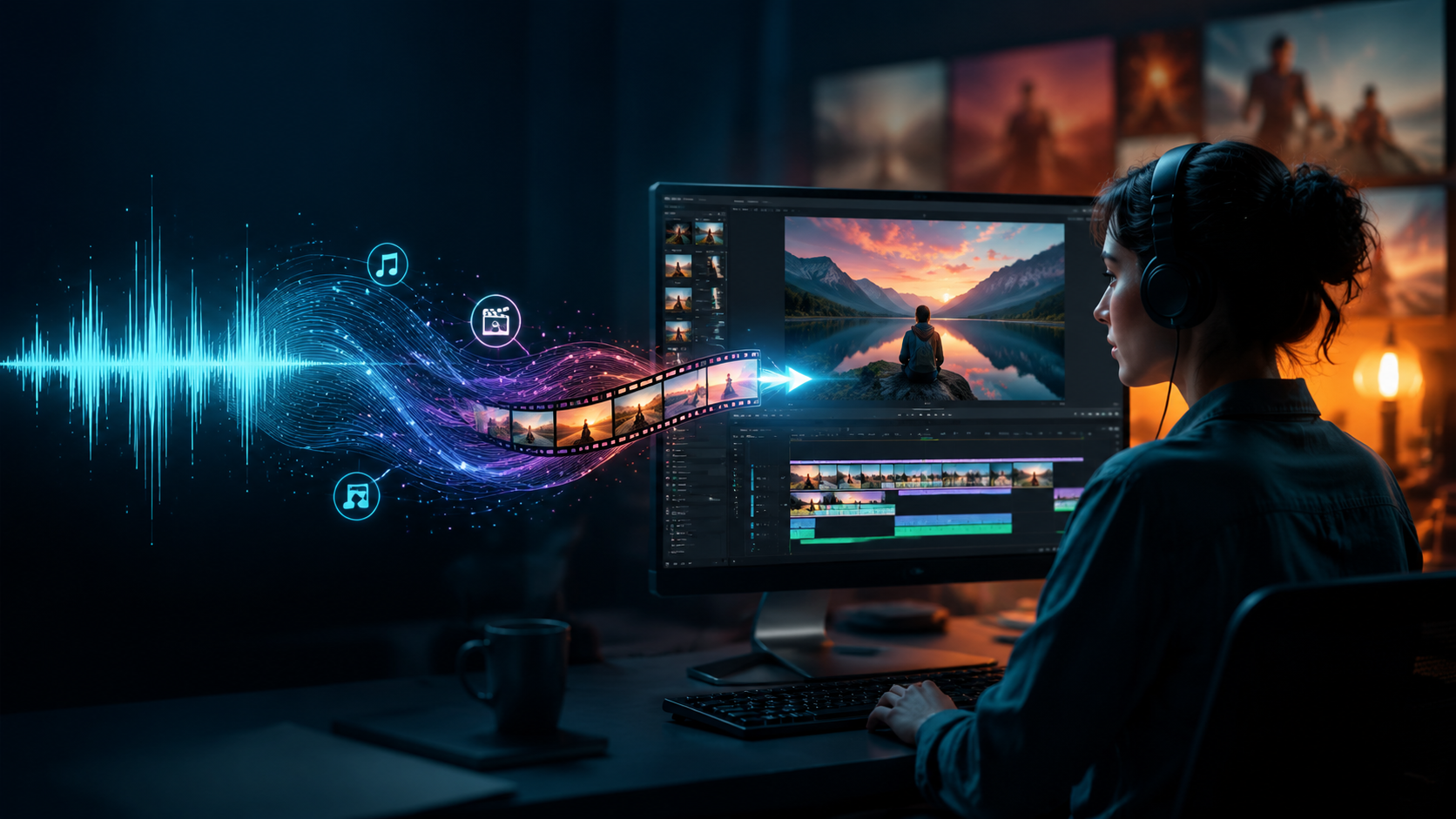 Illustration: 5 best audio to video ai